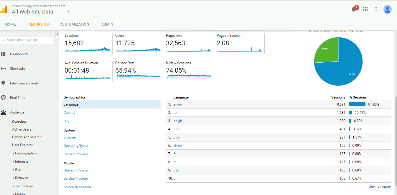 Visitor Analysis Report